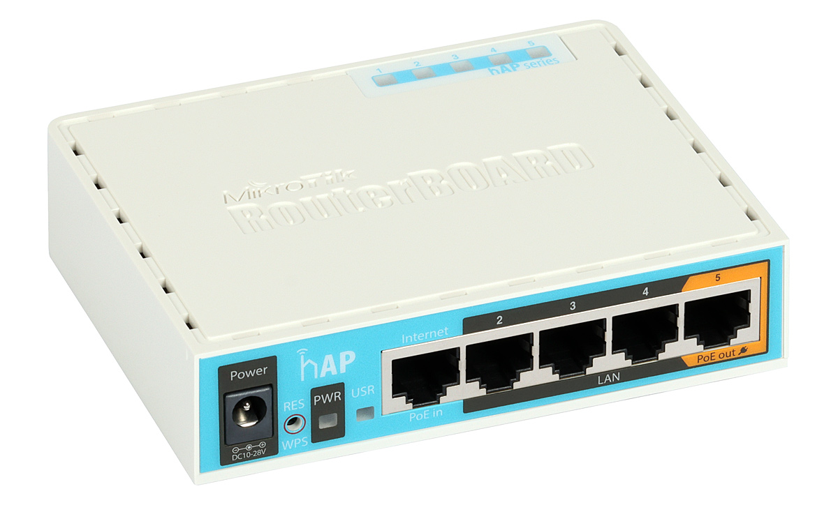 RouterBoard RB951Ui-2nD 5-port 10/100Mbps + WIFI